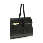 Dolce & Gabbana Black Calf Leather Bos Taurus Shoulder Bag
