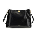 Dolce & Gabbana Black Calf Leather Bos Taurus Shoulder Bag