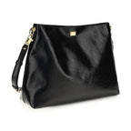 Dolce & Gabbana Black Calf Leather Bos Taurus Shoulder Bag