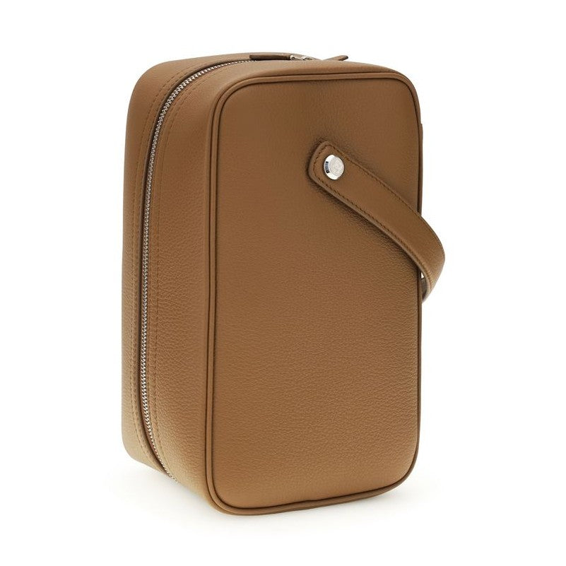 Dolce & Gabbana Brown Calf Leather Bos Taurus Handbag