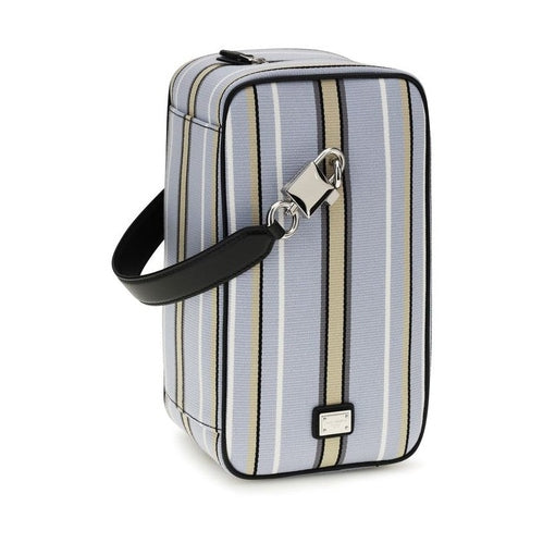 Dolce & Gabbana Blue Cotton Handbag
