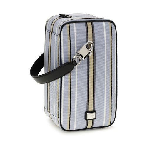 Dolce & Gabbana Blue Cotton Handbag