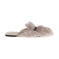 Dolce & Gabbana Gray Lamb Ovis Aries Aries Mules