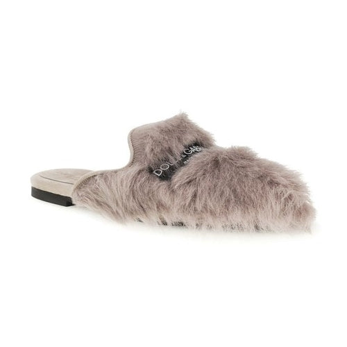 Dolce & Gabbana Gray Lamb Ovis Aries Aries Mules
