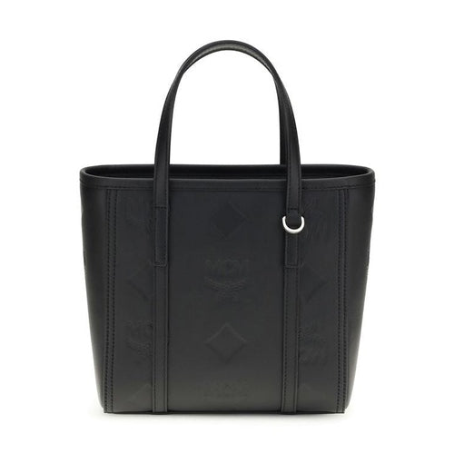 MCM Black Calf Leather Bos Taurus Shoulder Bag