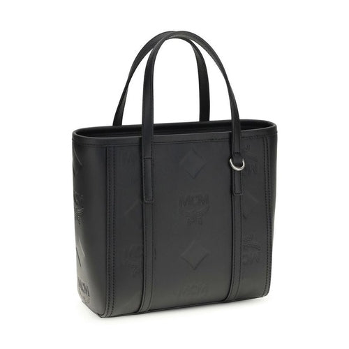 MCM Black Calf Leather Bos Taurus Shoulder Bag
