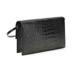Tom Ford Black Calf Leather Bos Taurus Shoulder Bag