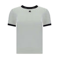 Courrèges White Cotton T-Shirt