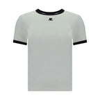 Courrèges White Cotton T-Shirt