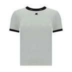 Courrèges White Cotton T-Shirt