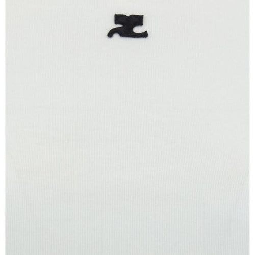 Courrèges White Cotton T-Shirt