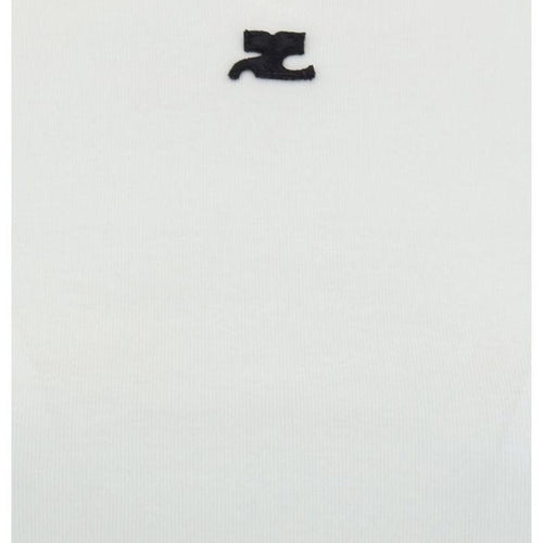 Courrèges White Cotton T-Shirt