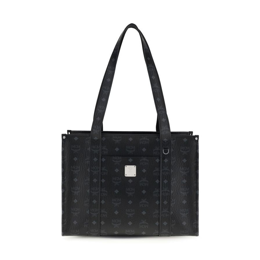 MCM Black Fabric Shoulder Bag