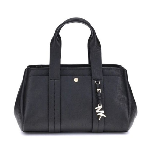 Michael Kors Black Calf Leather Bos Taurus Shoulder Bag