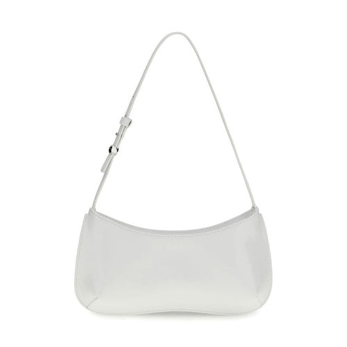 Jacquemus White Calf Leather Bos Taurus Shoulder Bag
