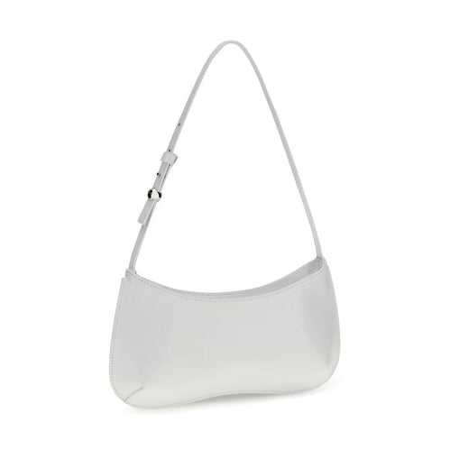 Jacquemus White Calf Leather Bos Taurus Shoulder Bag