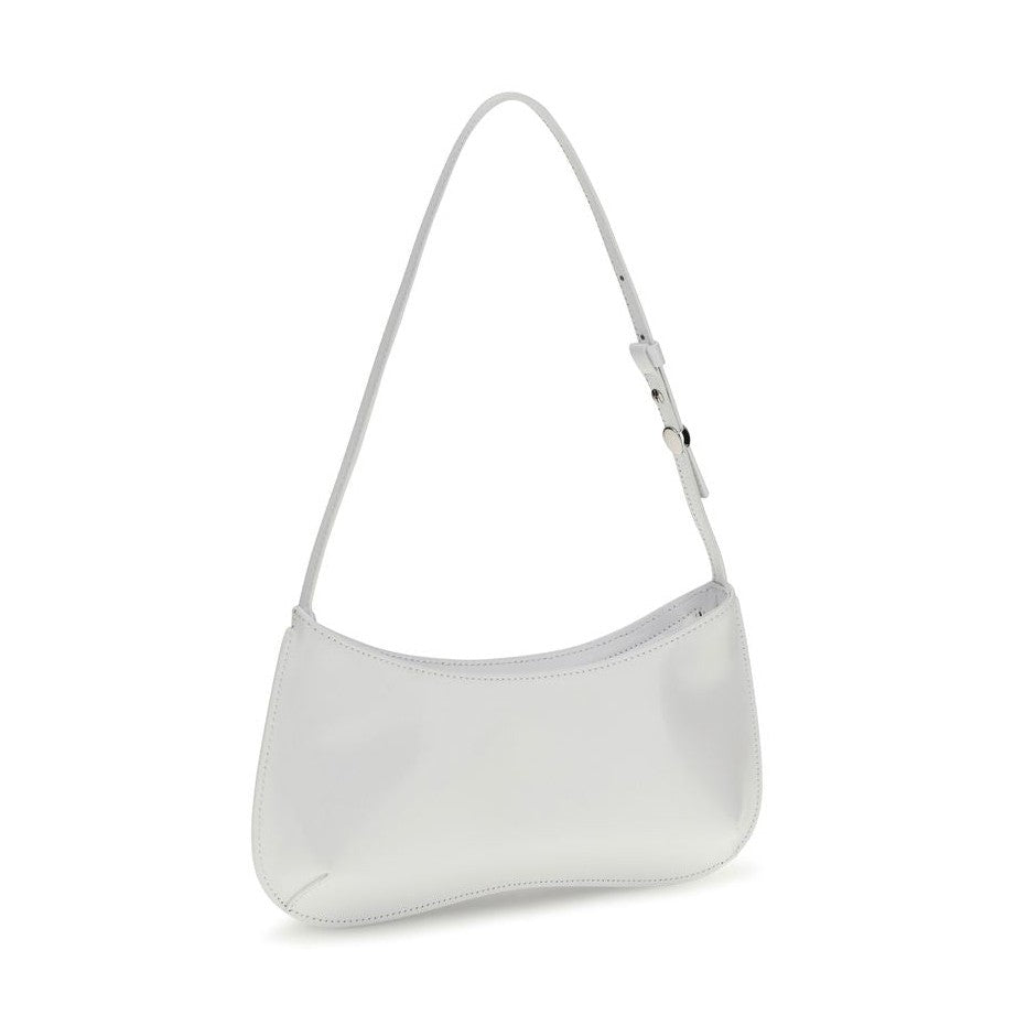 Jacquemus White Calf Leather Bos Taurus Shoulder Bag