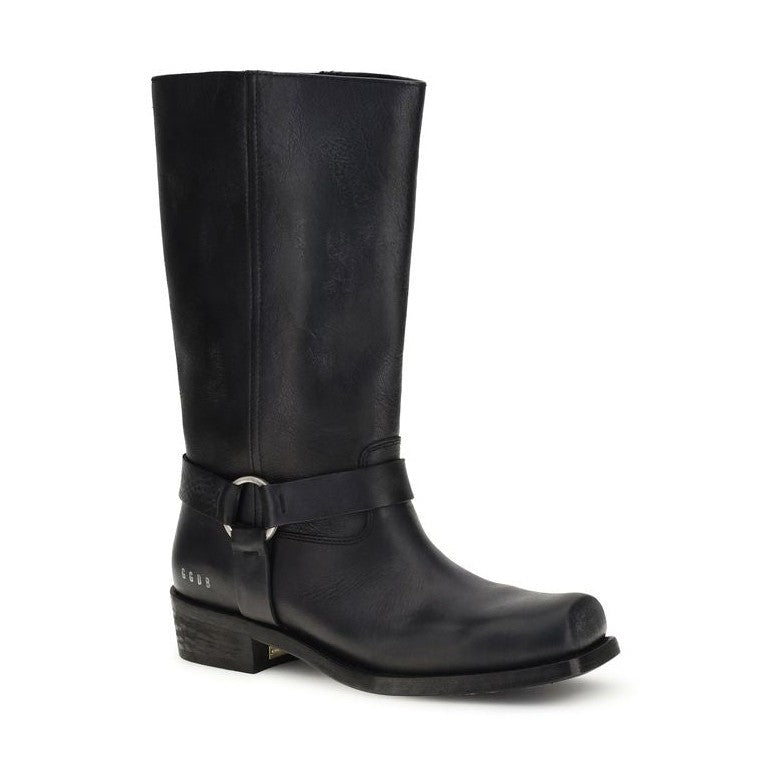 Golden Goose Black Calf Leather Bos Taurus Ankle Boots