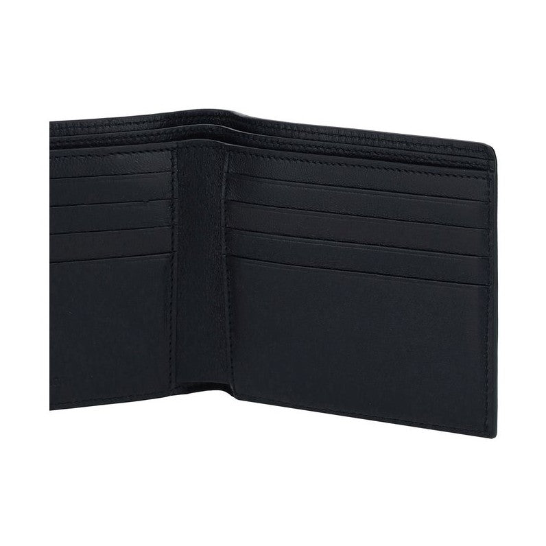 Balenciaga Black Calf Leather Bos Taurus Wallet