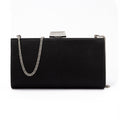 Jimmy Choo Black Satin Crossbody Bag