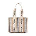 Chloé Beige Linen Tote Bag