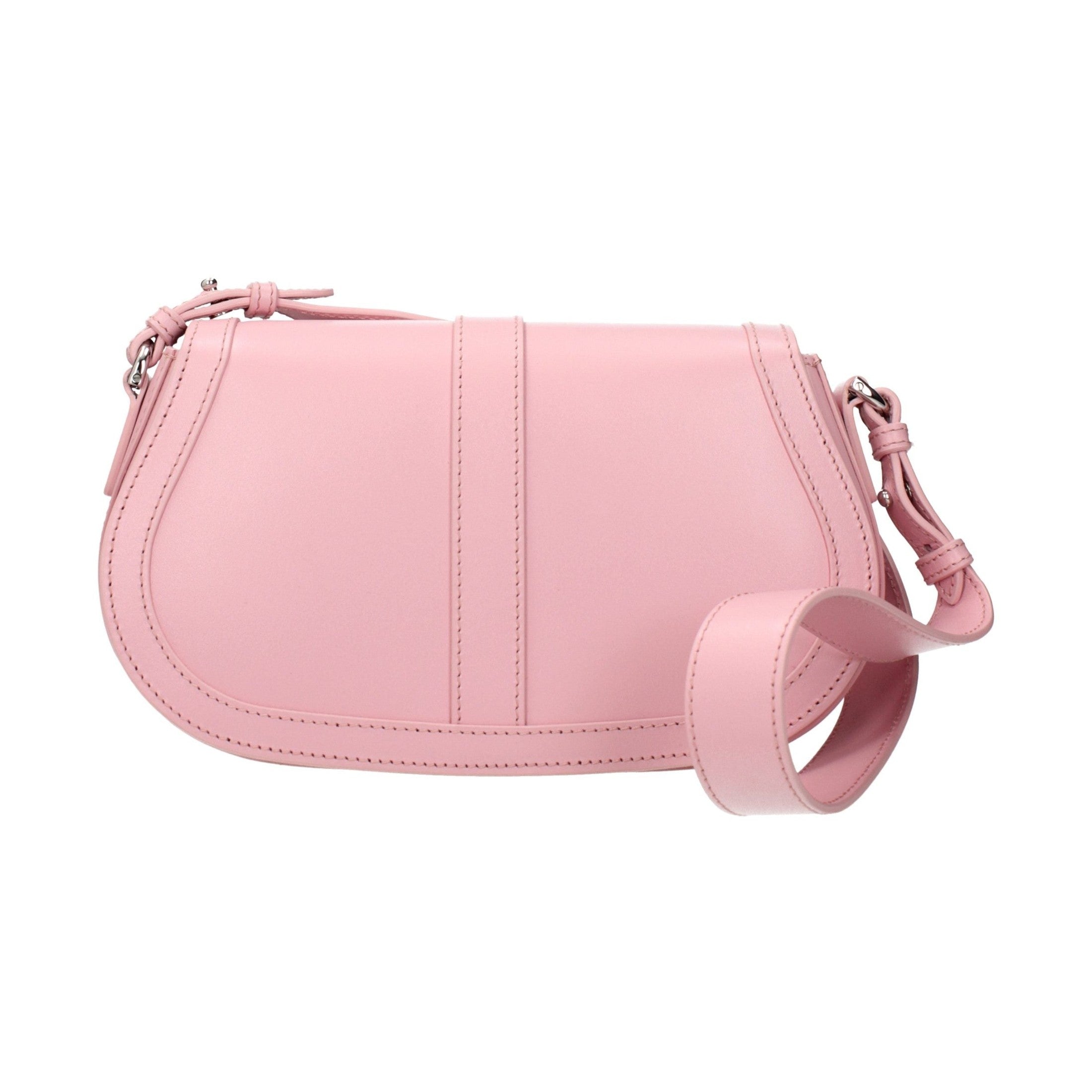 Versace Pink Leather Shoulder Bag