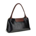 Versace Black Calf Leather Bos Taurus Shoulder Bag