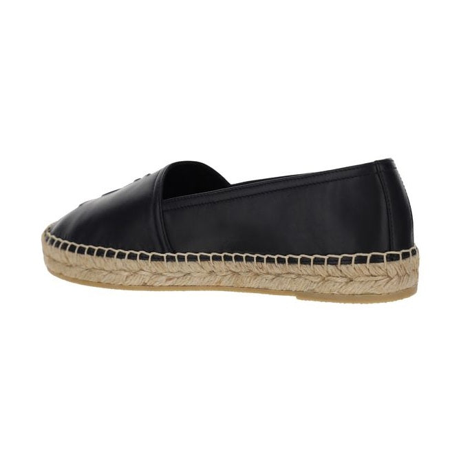 Saint Laurent Black Lamb Ovis Aries Aries Espadrilles