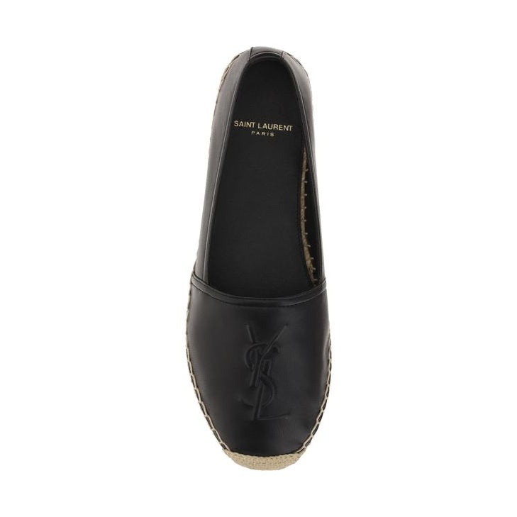 Saint Laurent Black Lamb Ovis Aries Aries Espadrilles