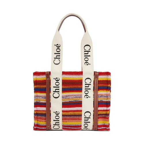 Chloé Multicolor Wool Tote Bag