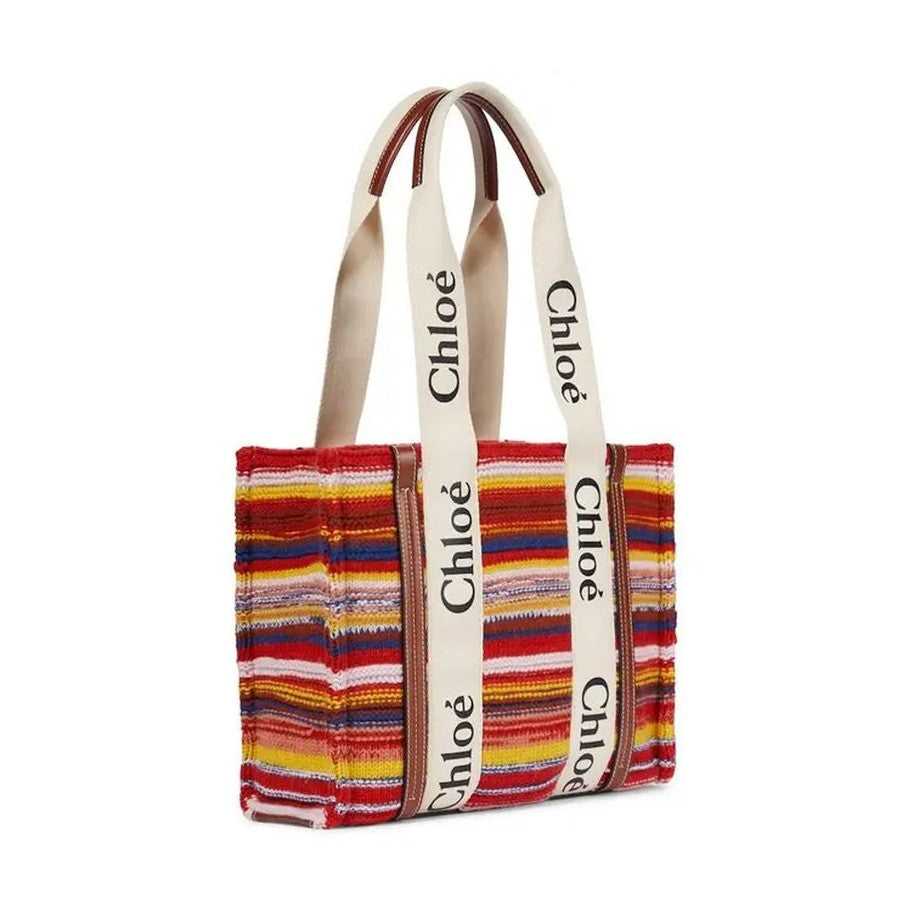 Chloé Multicolor Wool Tote Bag