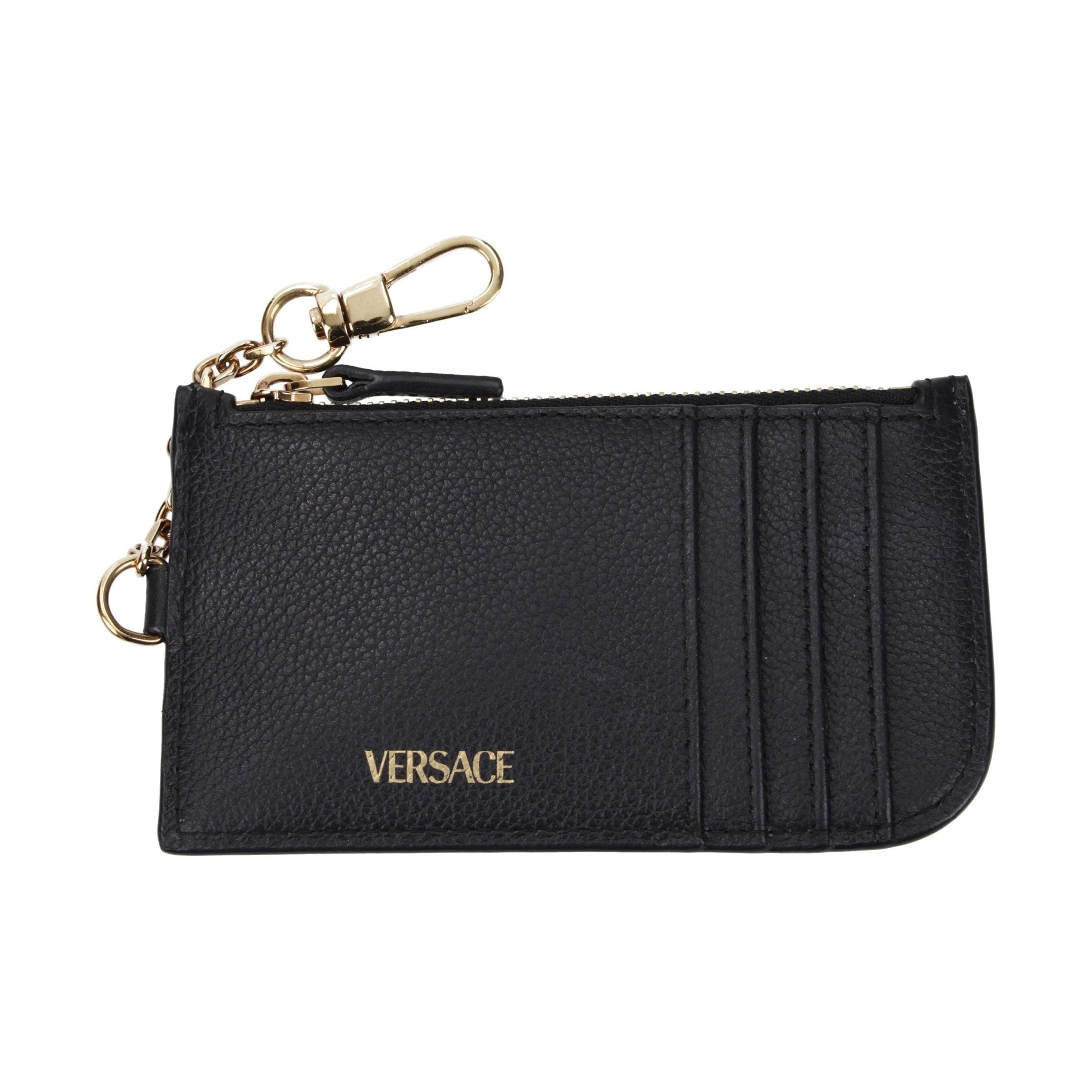Versace Black Leather Wallet