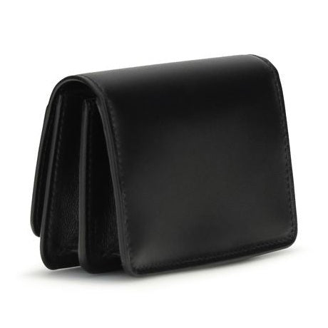 Saint Laurent Black Calf Leather Bos Taurus Wallet