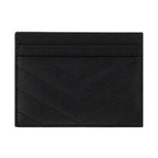 Saint Laurent Black Calf Leather Bos Taurus Wallet
