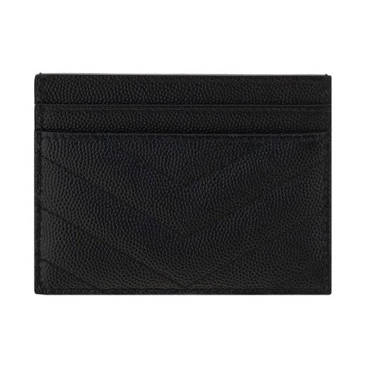 Saint Laurent Black Calf Leather Bos Taurus Wallet