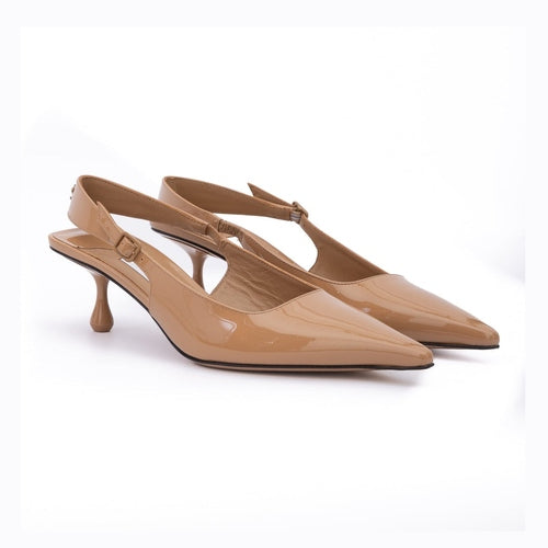 Jimmy Choo Biscuit Amel 50 Slingback Pumps