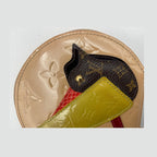 Louis Vuitton LOUIS VUITTON Micro Boite Chapeau Patent Patchwork LV Bird Coin Purse