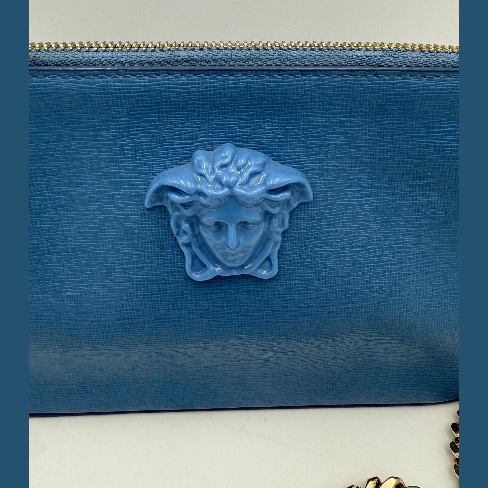 Versace VERSACE LA MEDUSA Leather Shoulder Bag