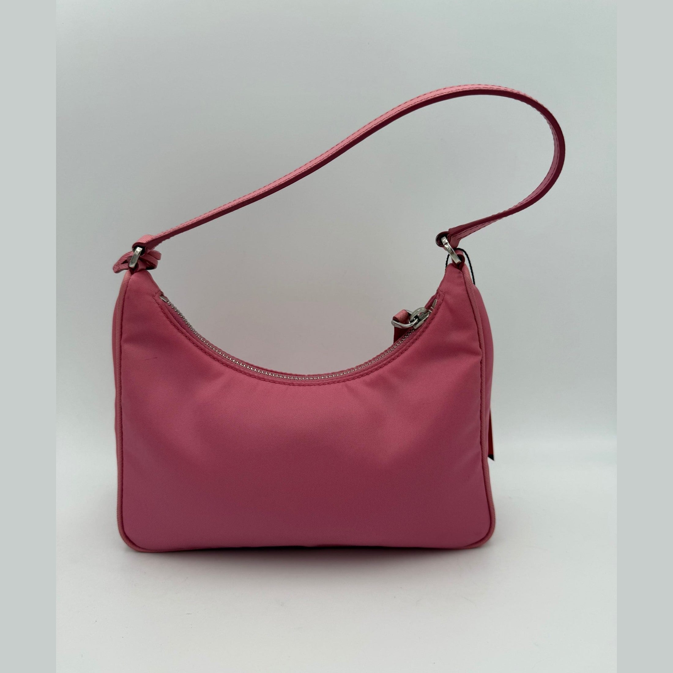 Prada HOBO Re-Nylon Pink Handbag