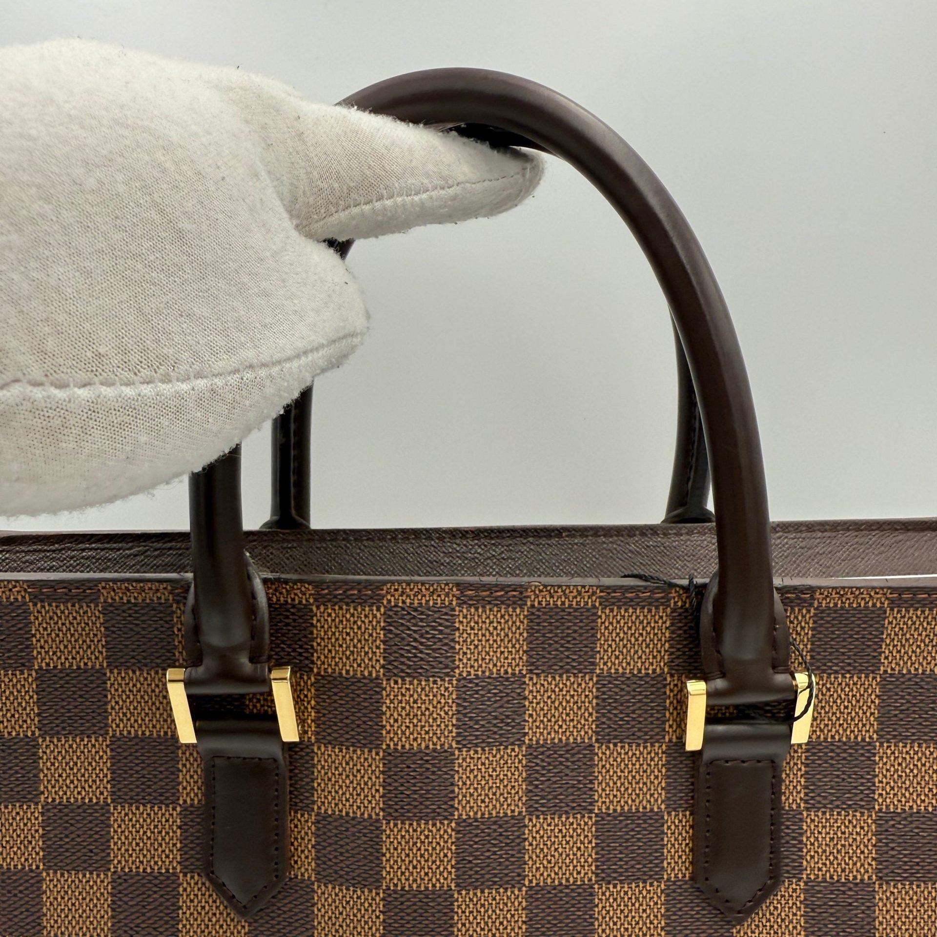 Louis Vuitton LOUIS VUITTON SAC PLAT PARIS PM Damier Ebene Handbag