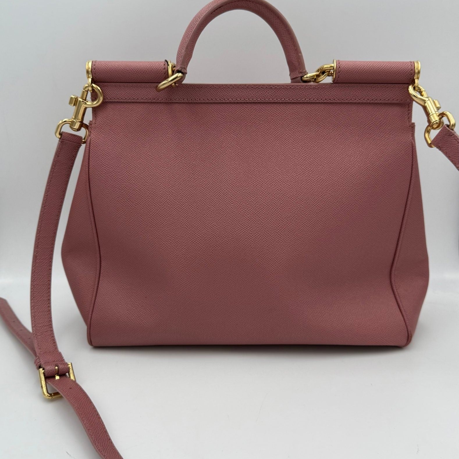 Dolce & Gabbana DOLCE & GABBANA SICILY Pink Large Handbag