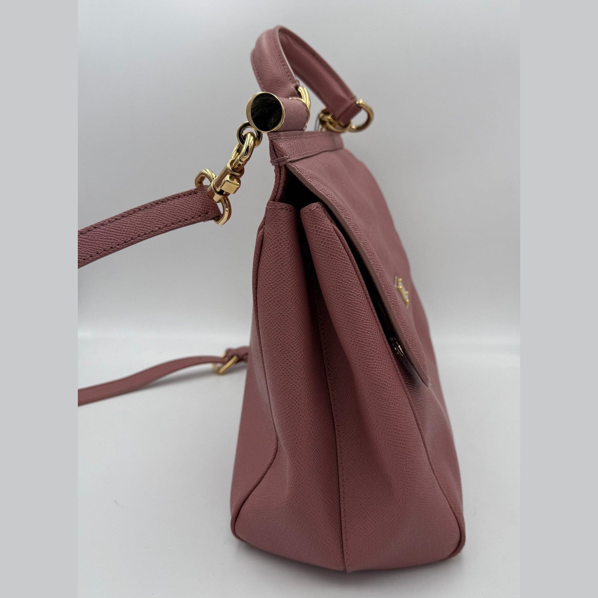 Dolce & Gabbana DOLCE & GABBANA SICILY Pink Large Handbag