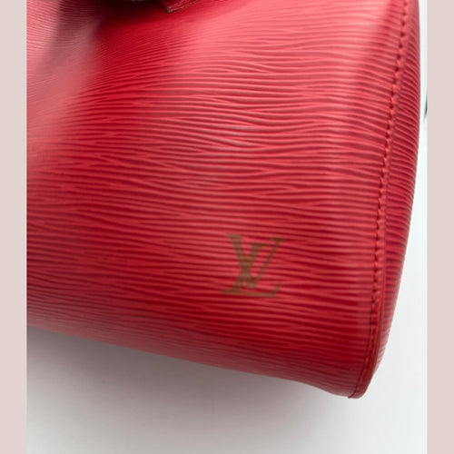 Louis Vuitton LOUIS VUITTON Speedy 35 EPI Red Handbag
