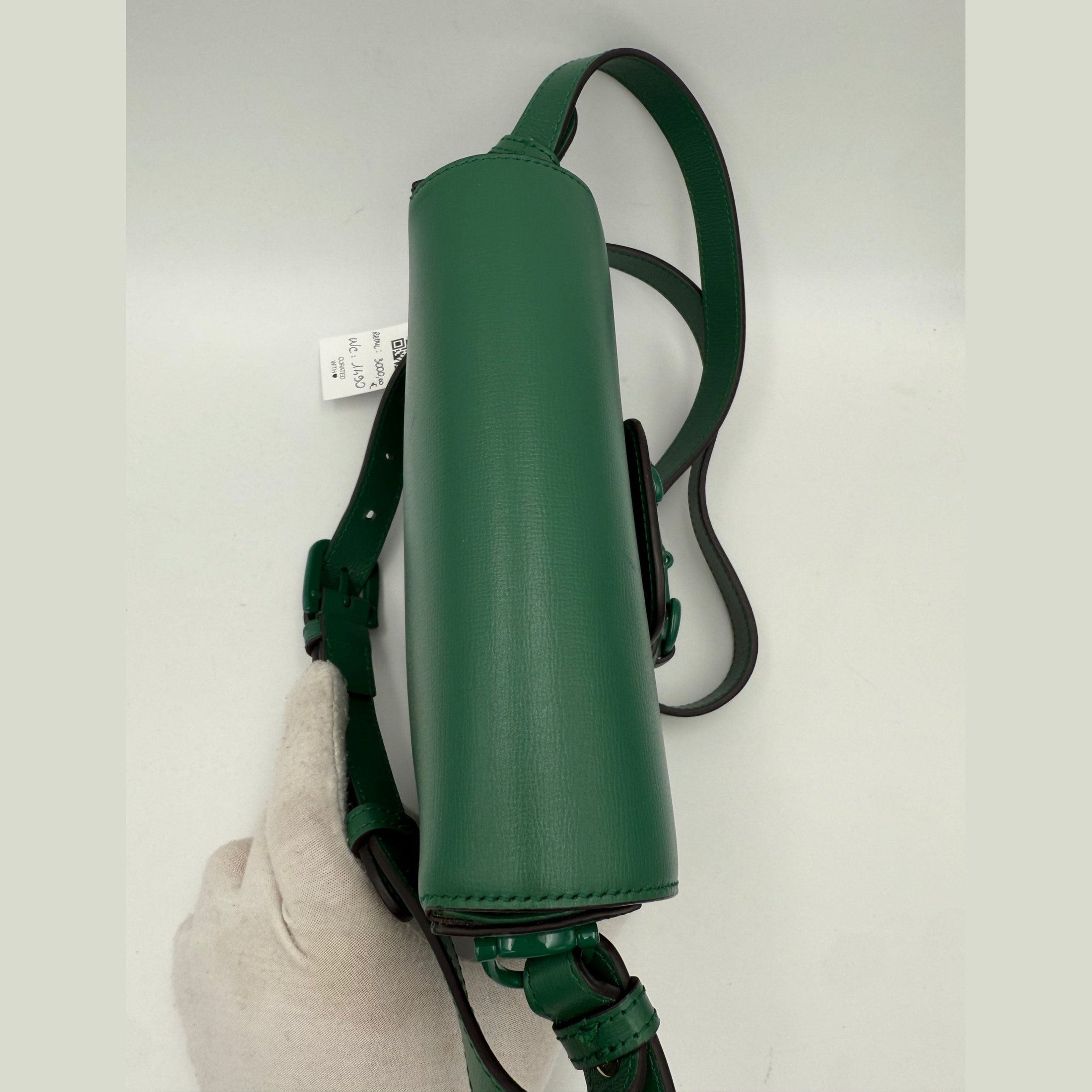 Gucci GUCCI HORSEBIT 1955 Emerald Handbag