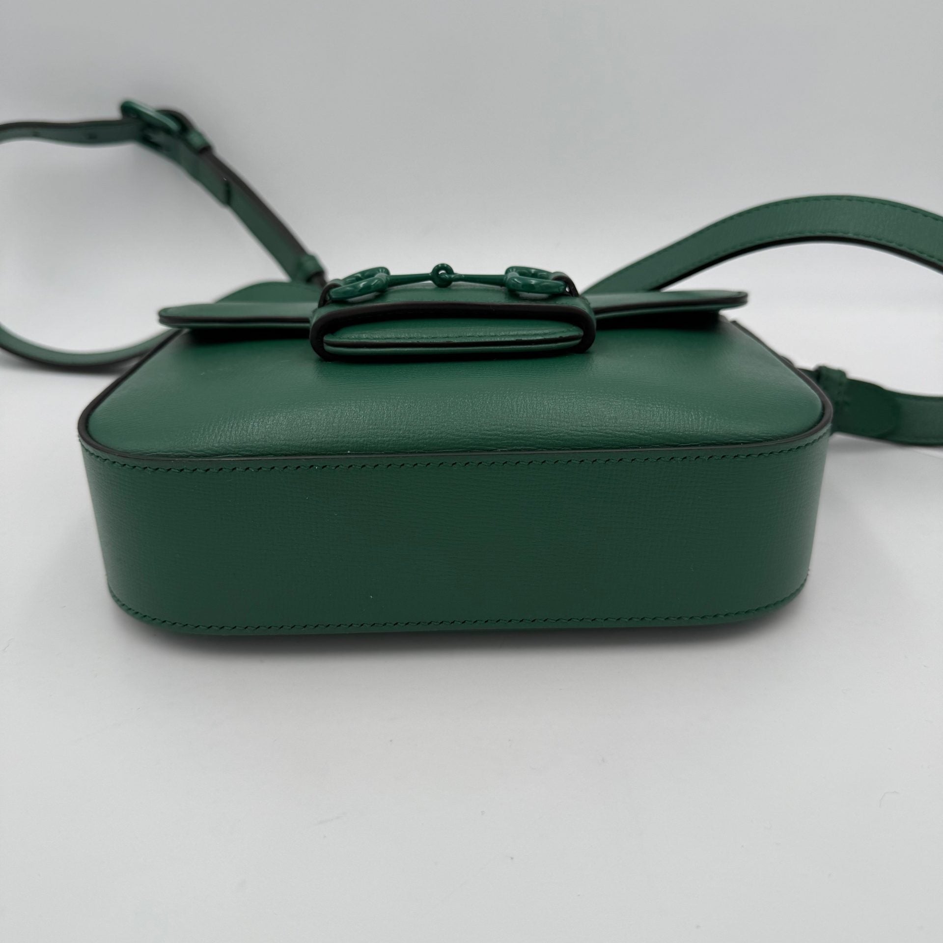 Gucci GUCCI HORSEBIT 1955 Emerald Handbag