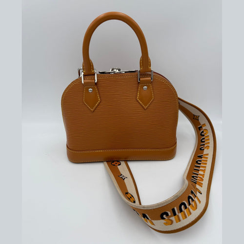 Louis Vuitton LOUIS VUITTON Alma BB EPI Gold Miel Handbag