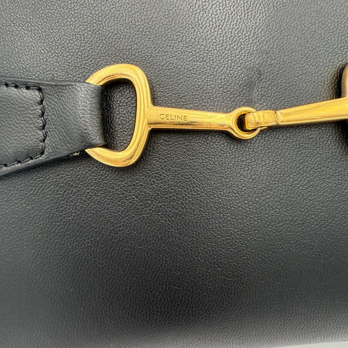 Celine CELINE CRECY Plain Black Handbag