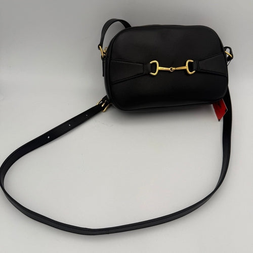 Celine CELINE CRECY Plain Black Handbag