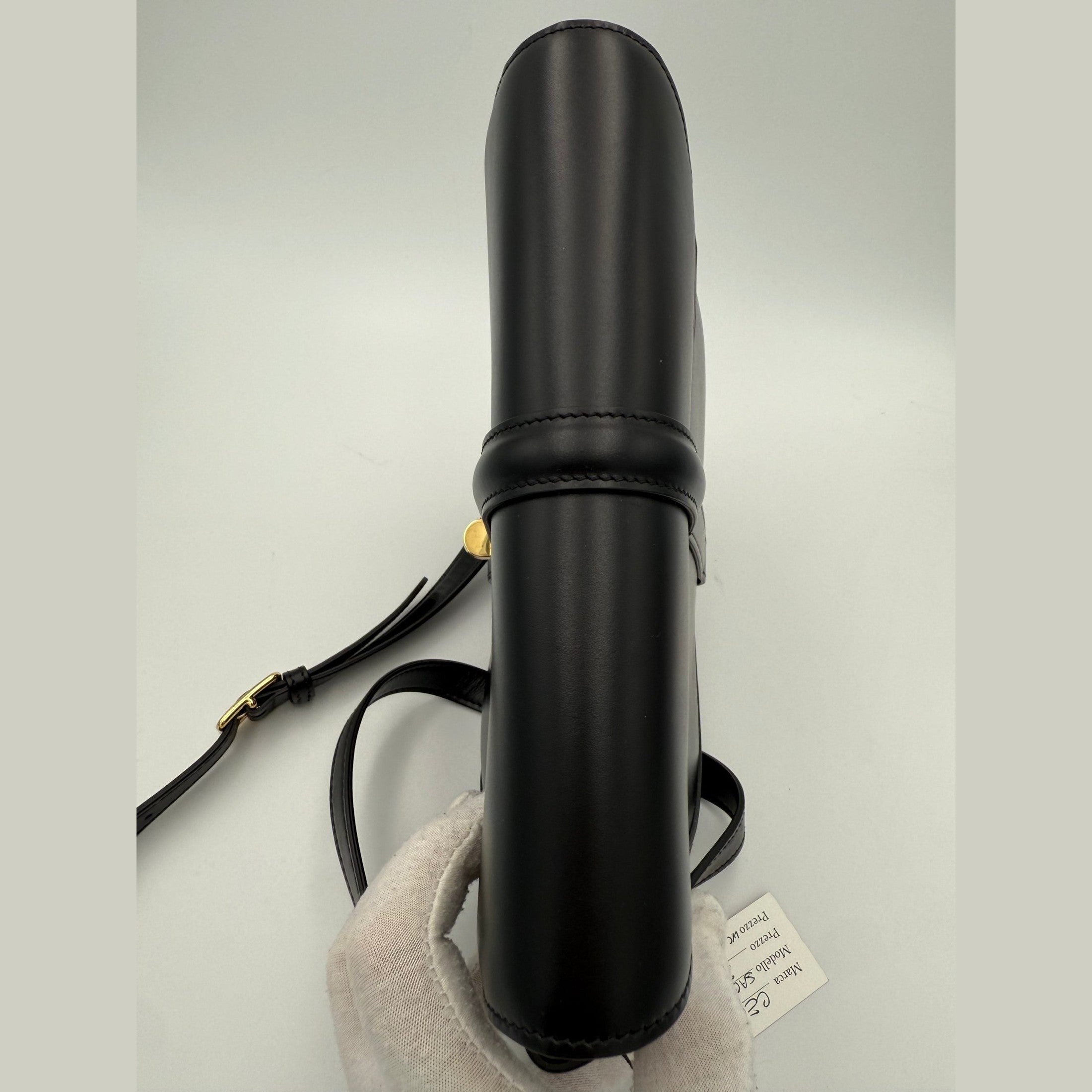 Celine CELINE Sac 16 Besace Black Large Bag