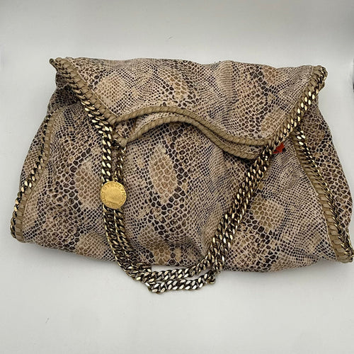 Stella McCartney STELLA MCCARTNEY Falabella Grande Vegan Reptile Skin Handbag